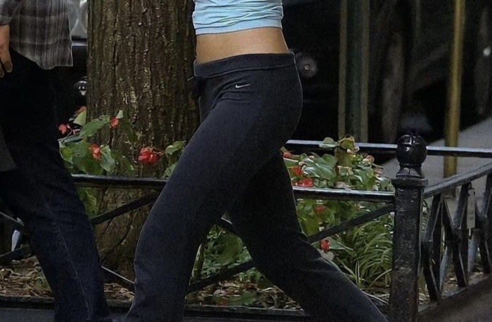 running errands with flare leggings