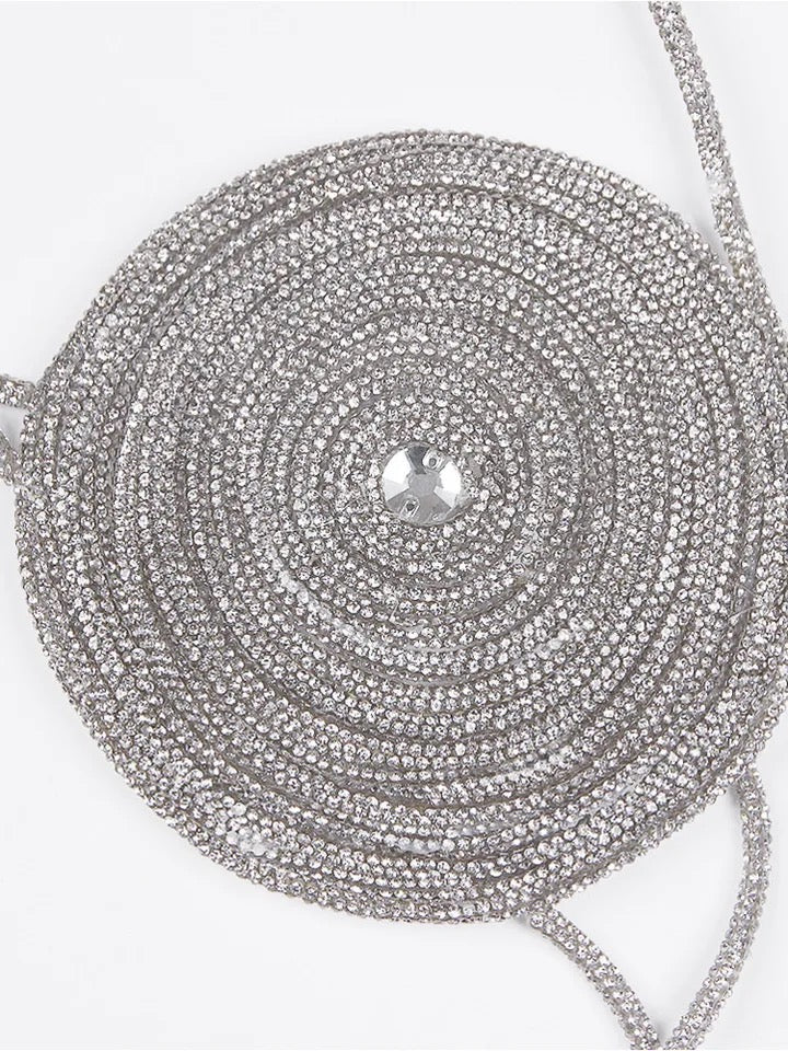 FREYA RHINESTONE EMBELLISHED BRA TOP