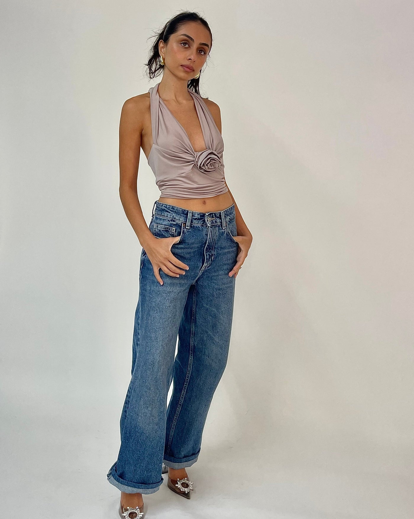 GABRIELLE HALTER TOP