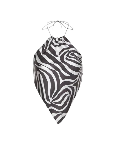 PEYTON DIAMOND CUT TOP BLACK/WHITE (SAMPLE SALE)