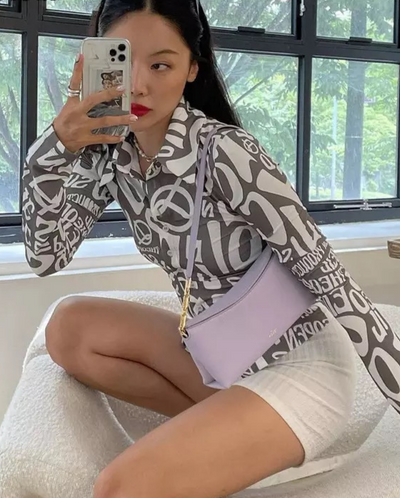 JACKIE PRINTED LONG SLEEVE TOP (SAMPLE SALE)
