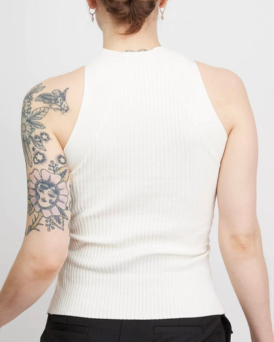 TYRA RIBBED TWIST TANK