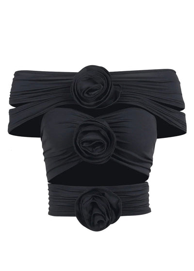 ROSALINA CUT OUT ROSE TOP
