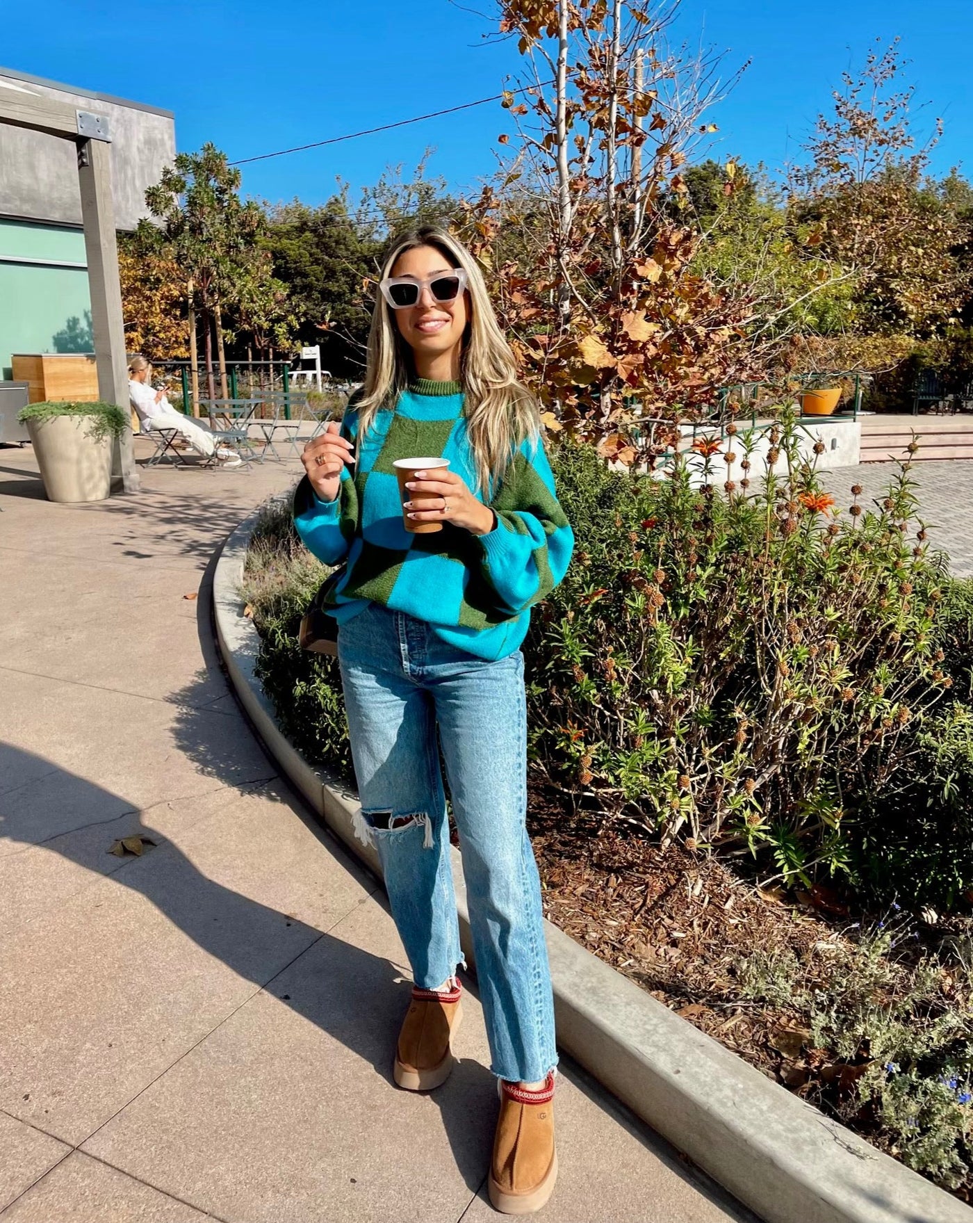 DEMI COLORBLOCK OVERSIZED KNIT SWEATER