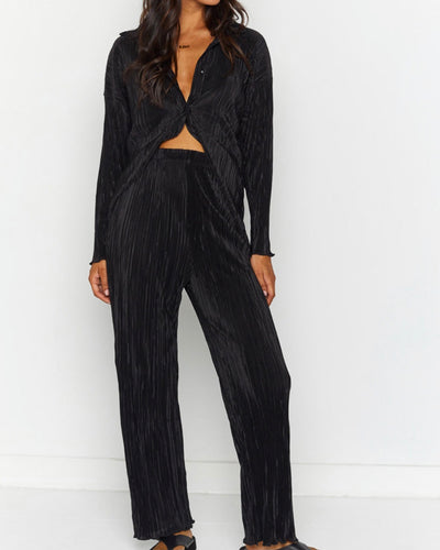 KIARA PLISSE MATCHING SET
