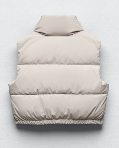 STELLA CROPPED PUFFER VEST