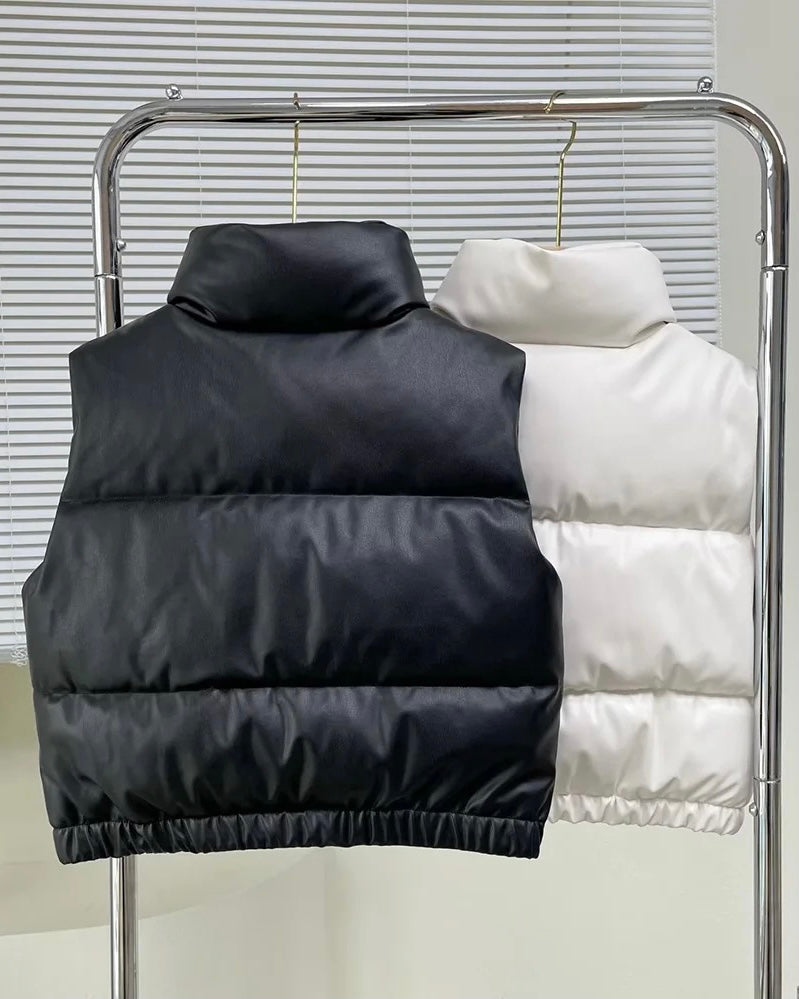 STELLA CROPPED PUFFER VEST