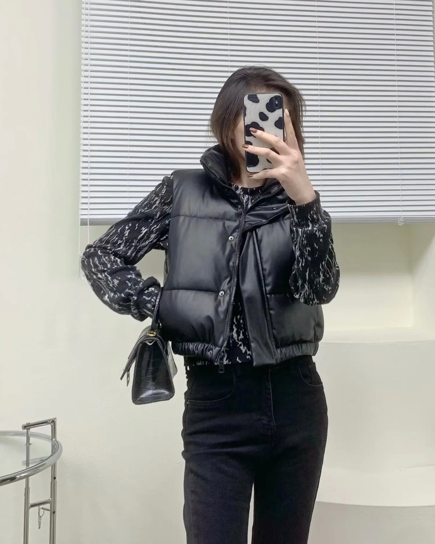 STELLA CROPPED PUFFER VEST