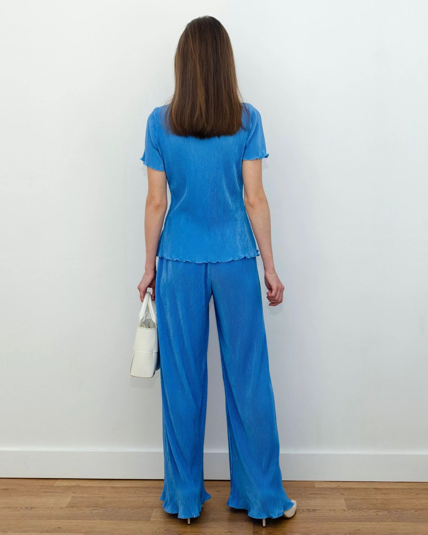 BILLY PLISSE MATCHING SET BLUE