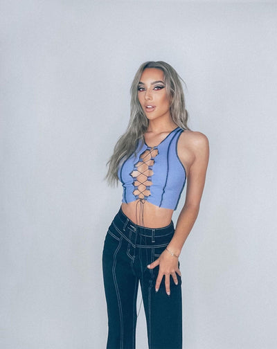 INFINITY CUT OUT TANK TOP (SAMPLE SALE)