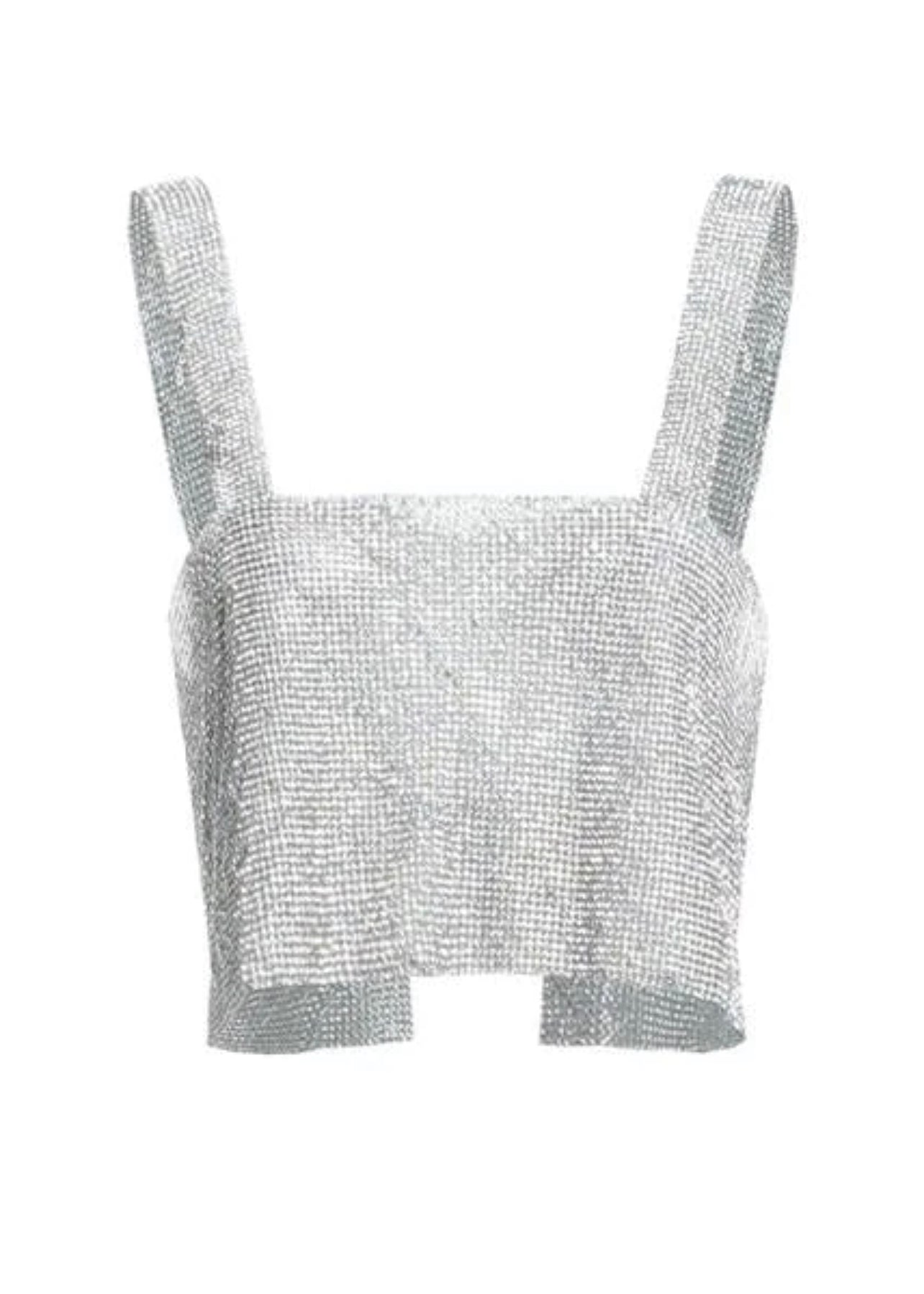 SIMI SPARKLE CHAIN CROP TOP